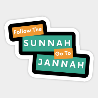 Follow the sunnah Sticker